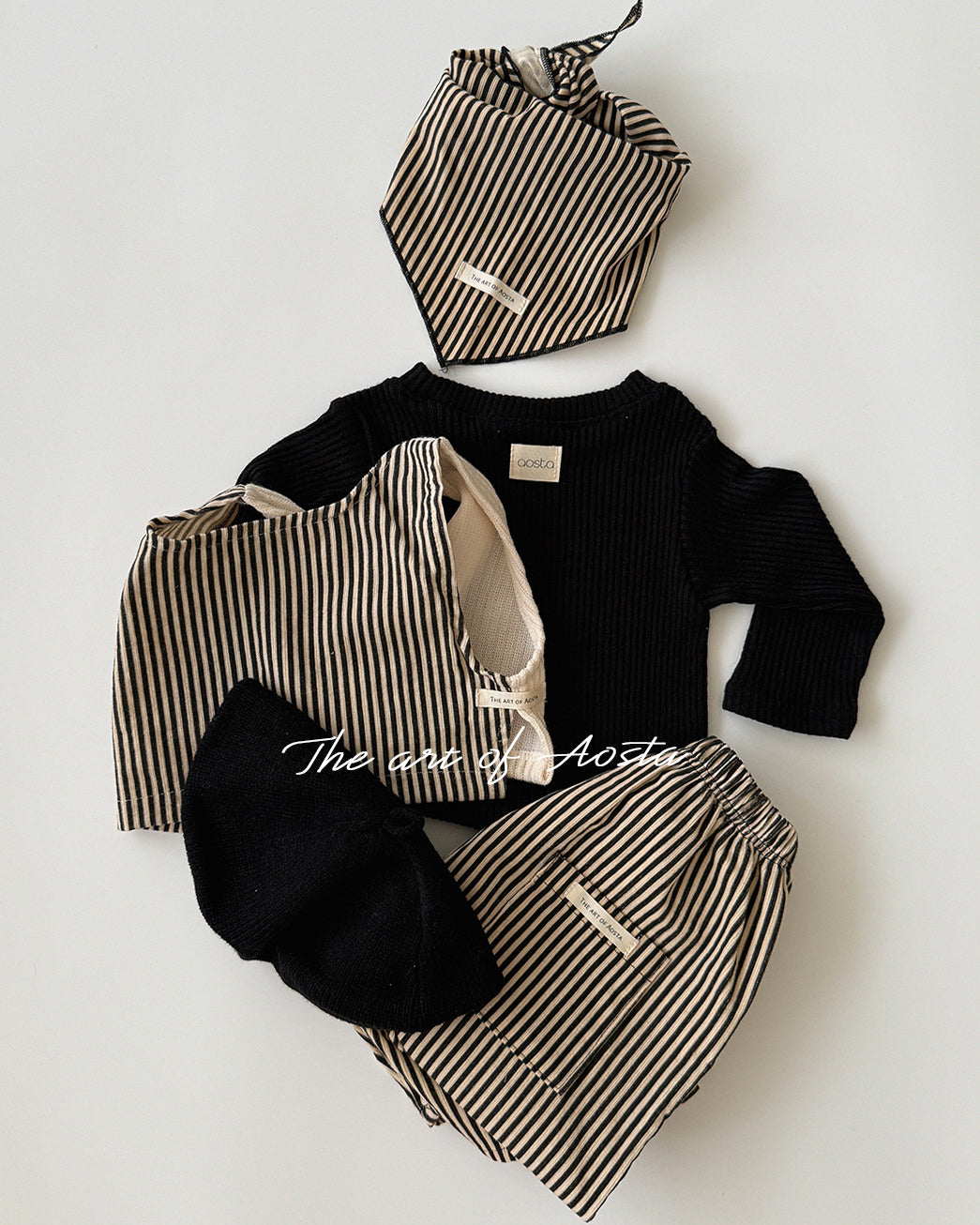 ［Aosta］Louis Stripe Pants