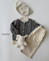 ［Aosta］Love Flower Pants