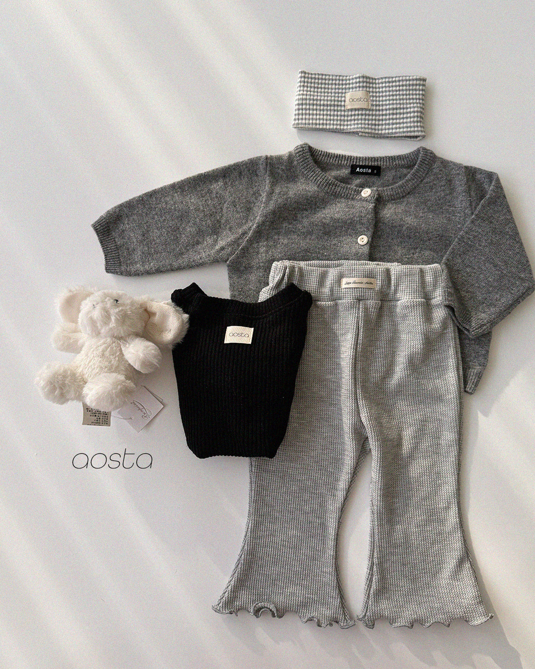［Aosta］Knit Cashmere Cardigan
