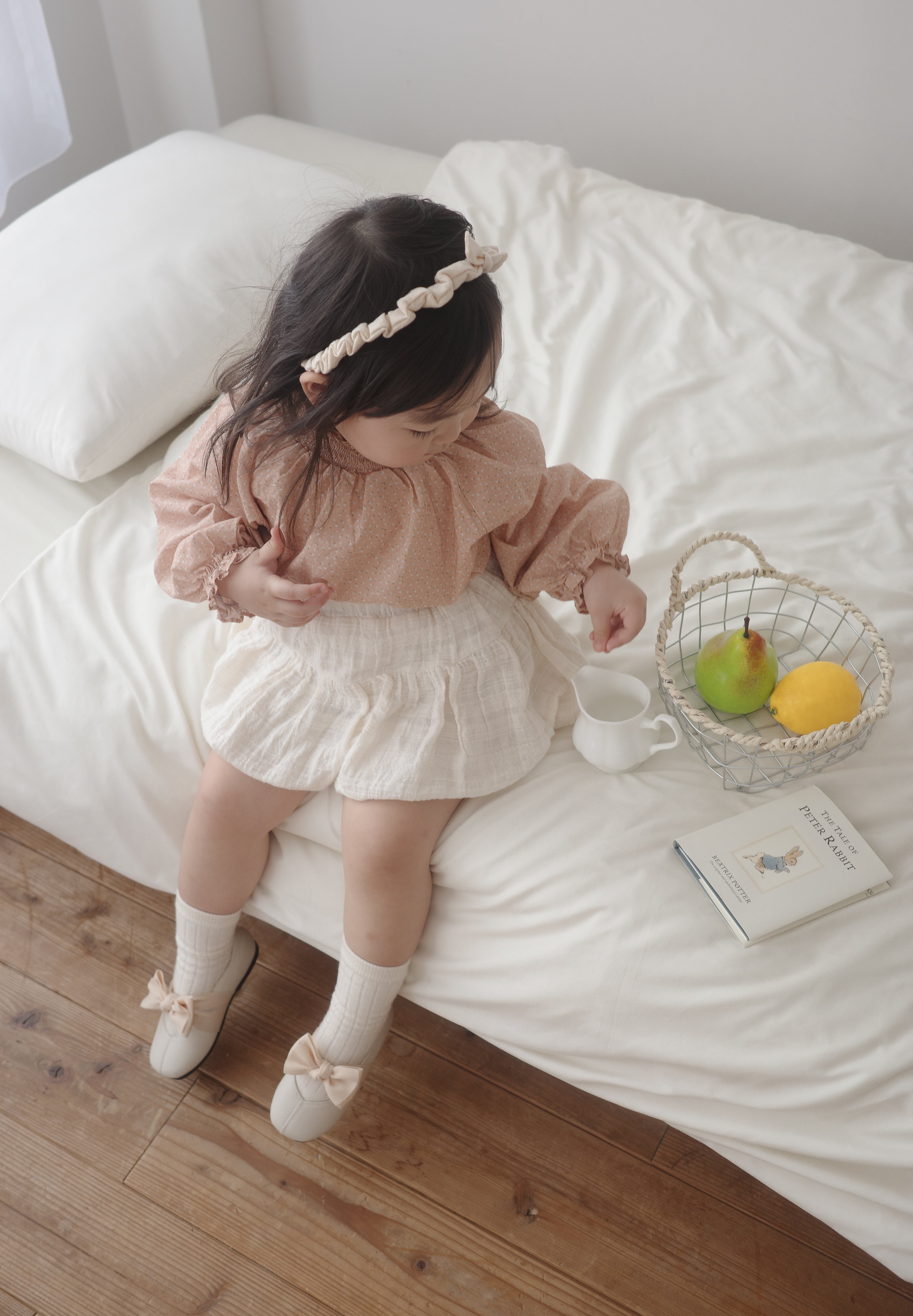 *Noeul.made* Gelato smock blouse