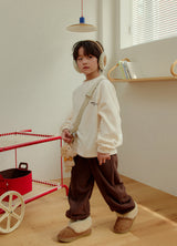 [whitesketchbook] Fleece tuck pants