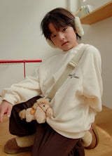 [whitesketchbook] Fleece tuck pants