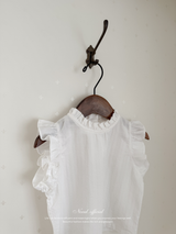 *Noeul.made* Muffin frill blouse