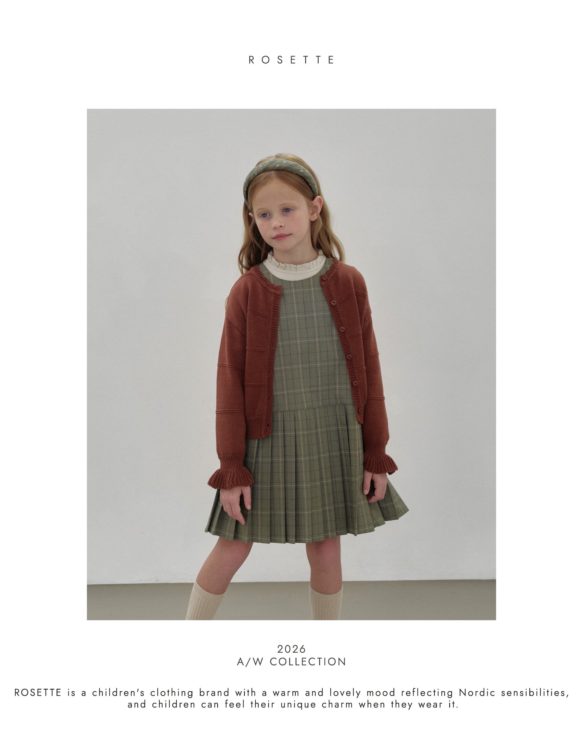 ［ROSETTE］Ivy check one-piece