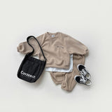 [whitesketchbook] Fleece tuck pants