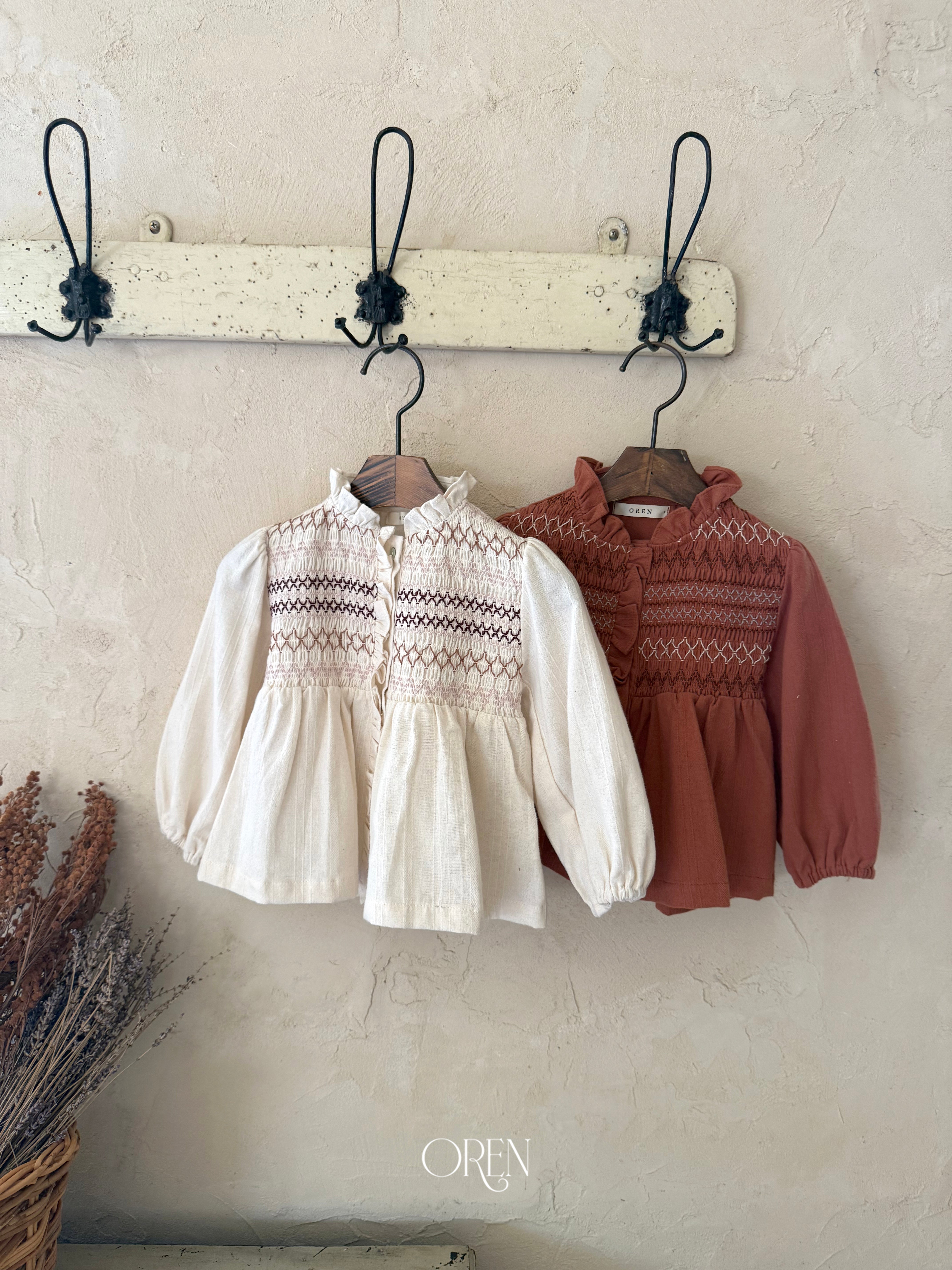 [OREN] Merci smock blouse
