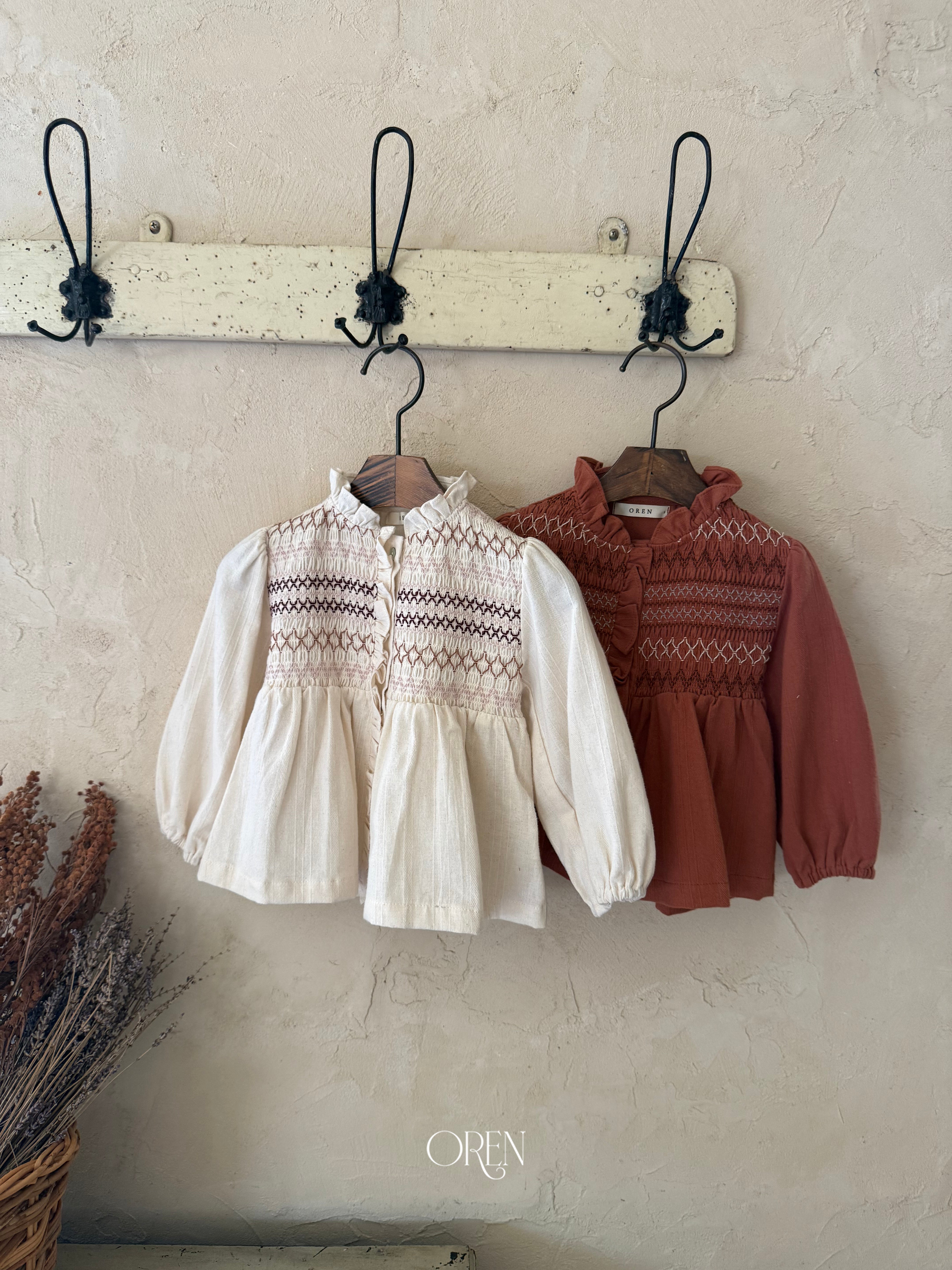 [OREN] Merci smock blouse
