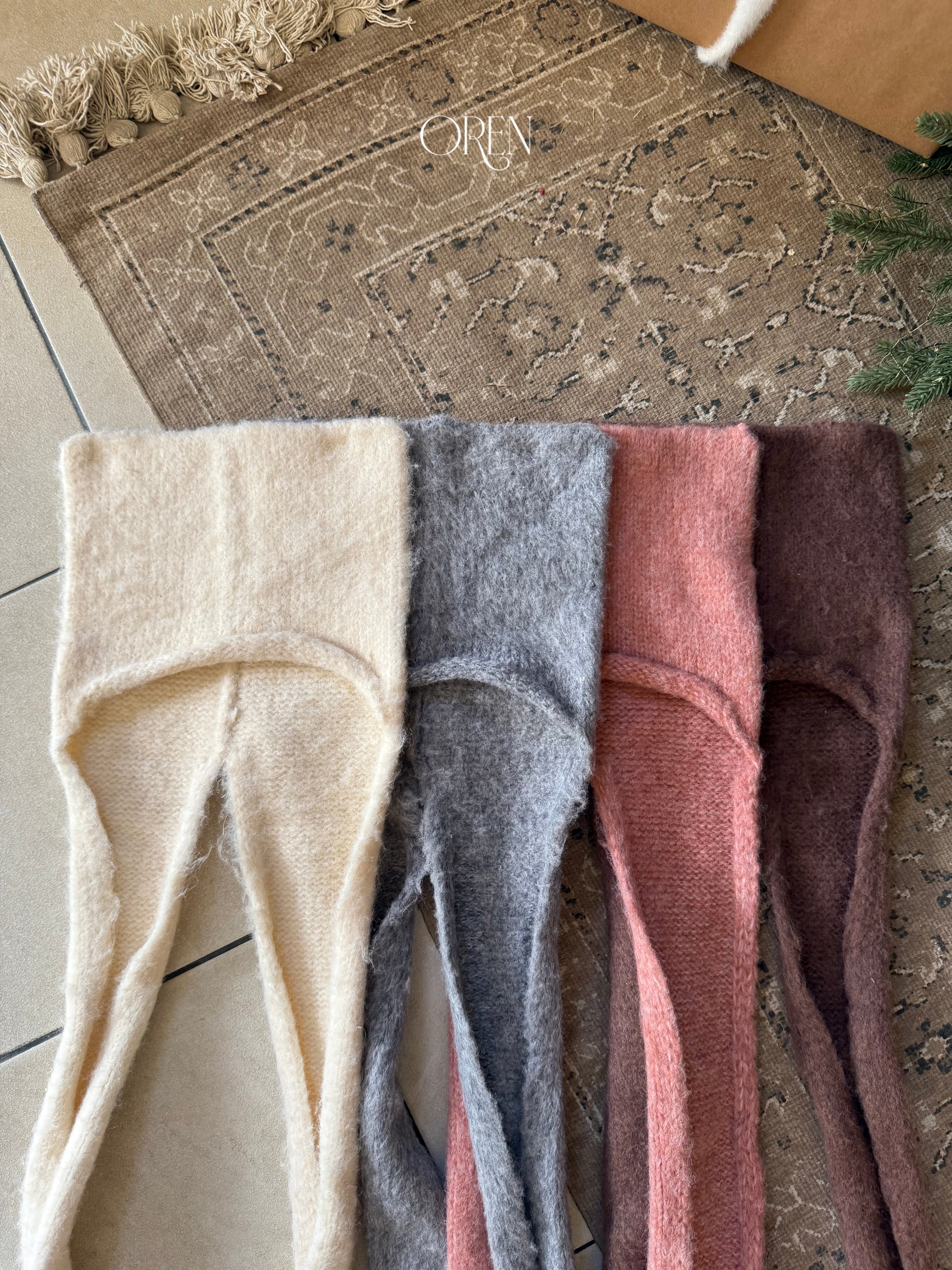 [OREN] Cat muffler beanie