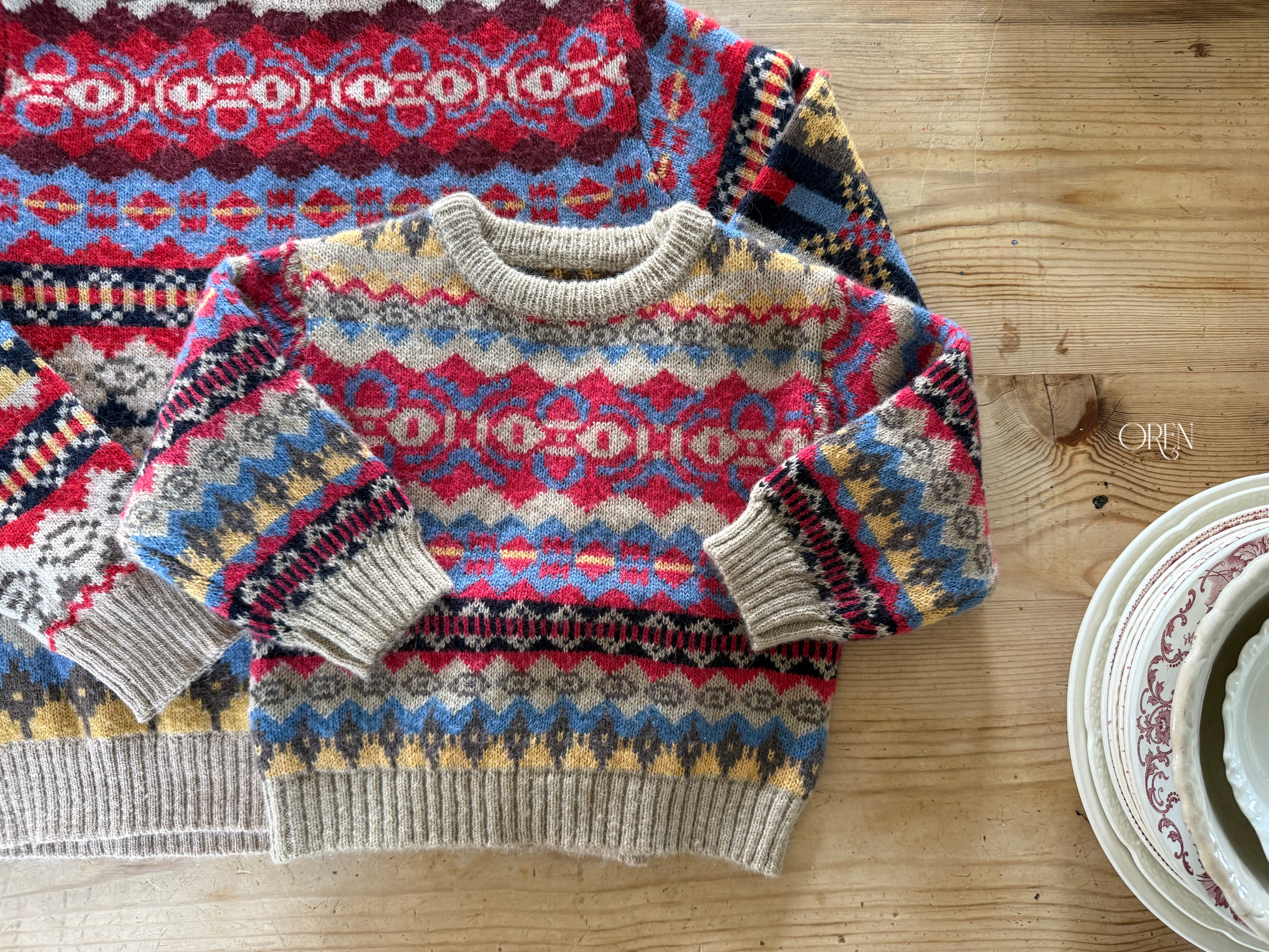 [OREN] Adeline multi wool knit