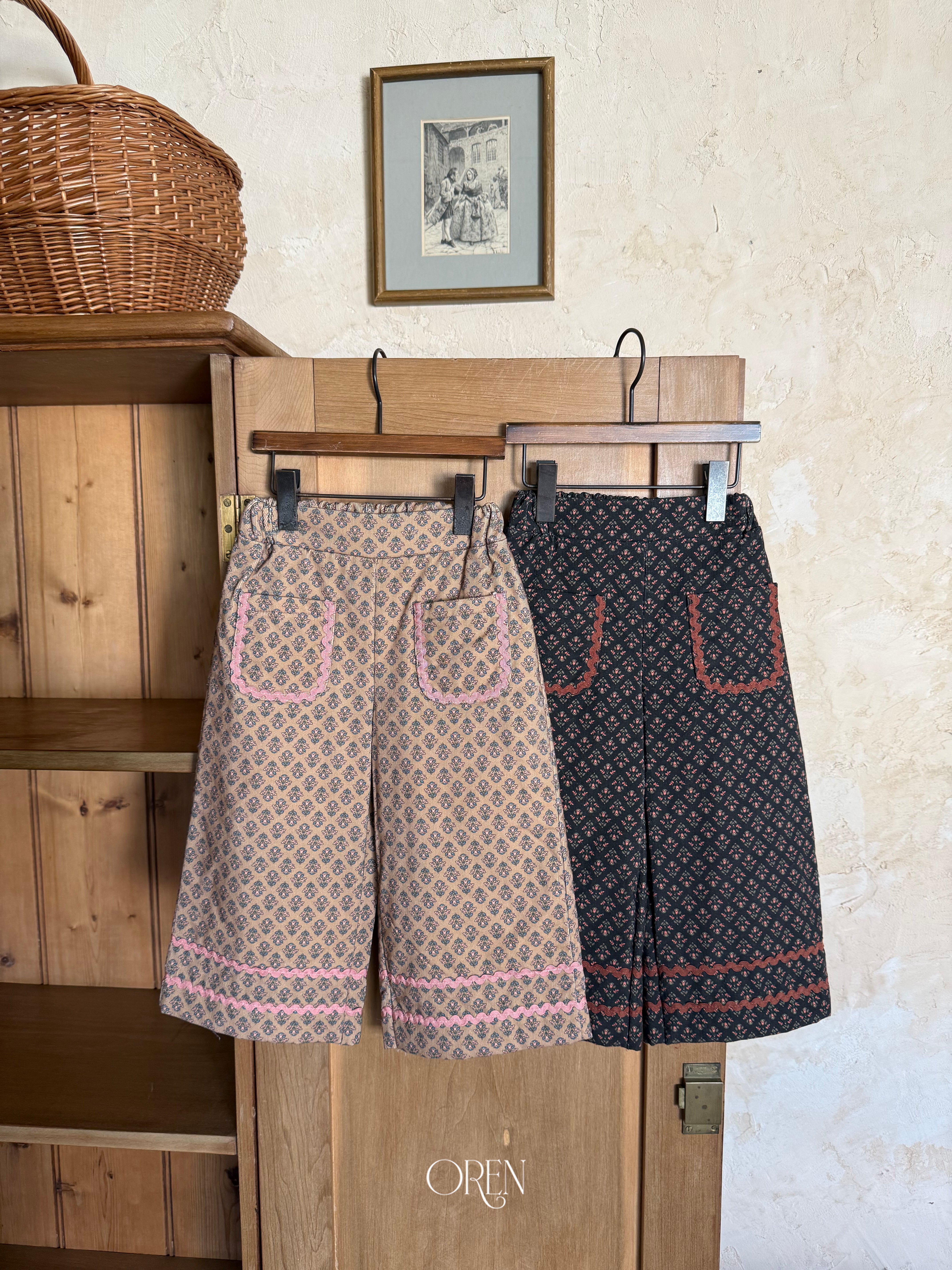[OREN] Mareyu jabara padded pants(1oz)