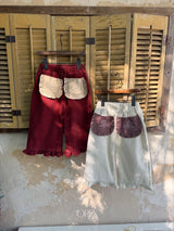 [OREN] Naomi frill corduroy pants
