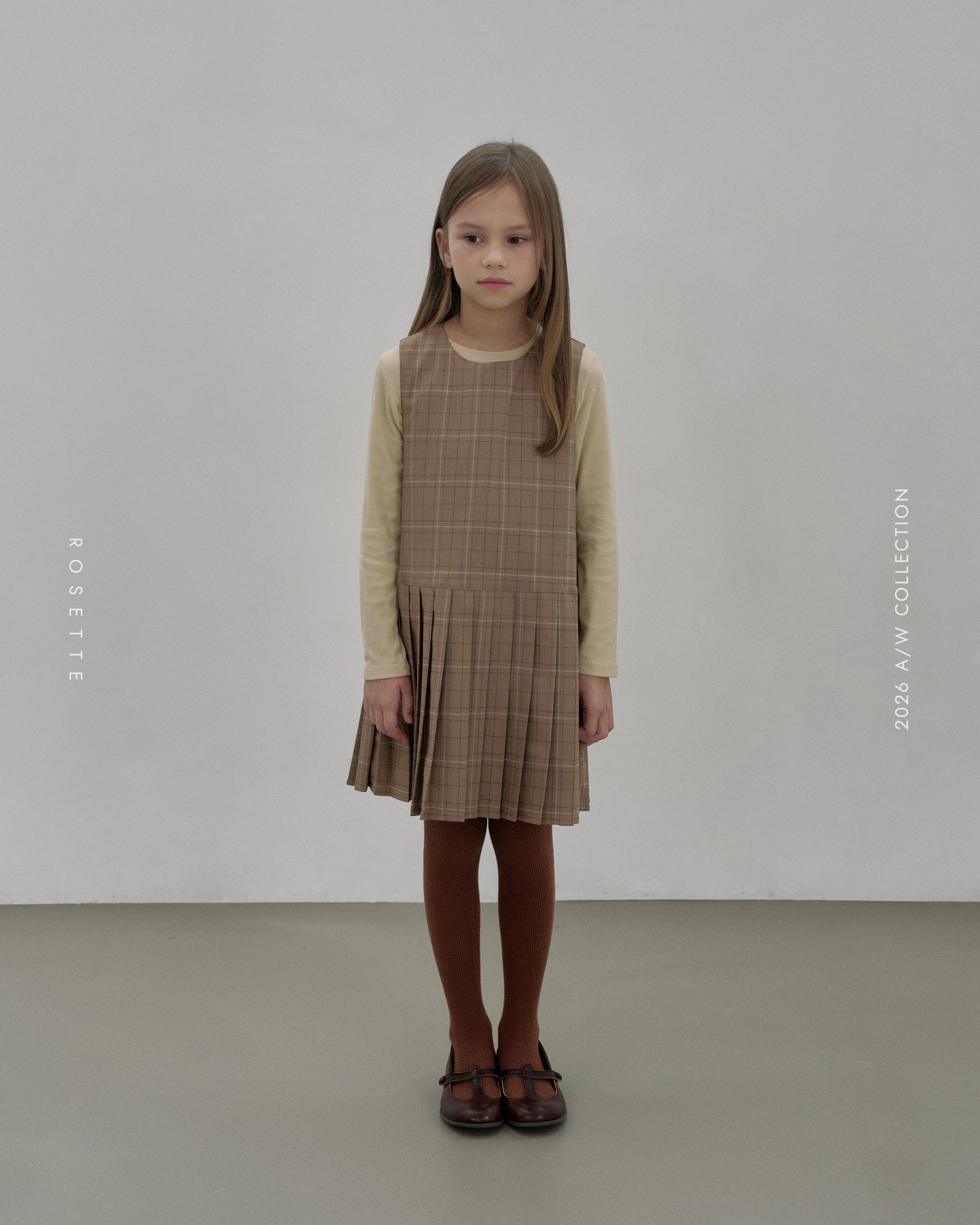 ［ROSETTE］Ivy check one-piece