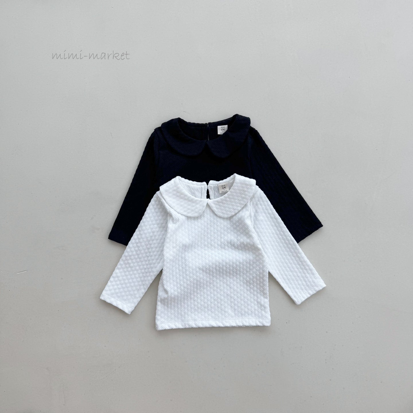 ［mimi market］Podo collar tops
