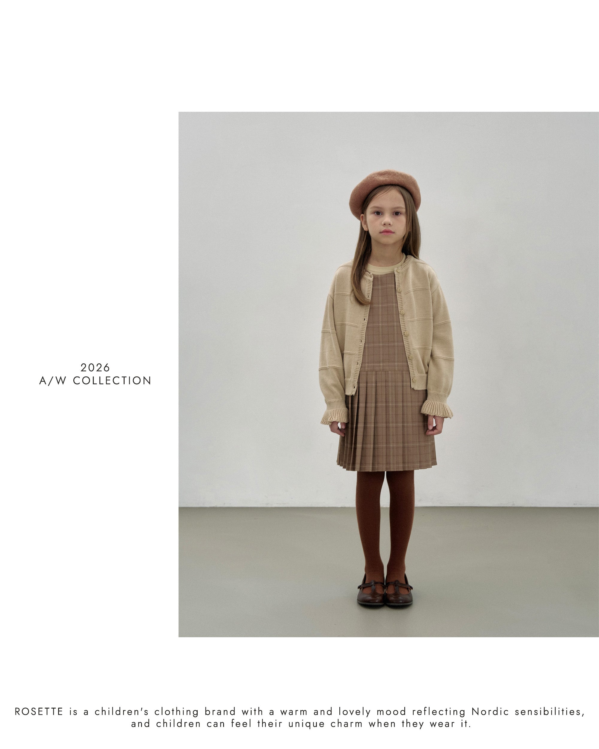 ［ROSETTE］Ivy check one-piece