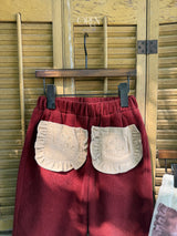 [OREN] Naomi frill corduroy pants