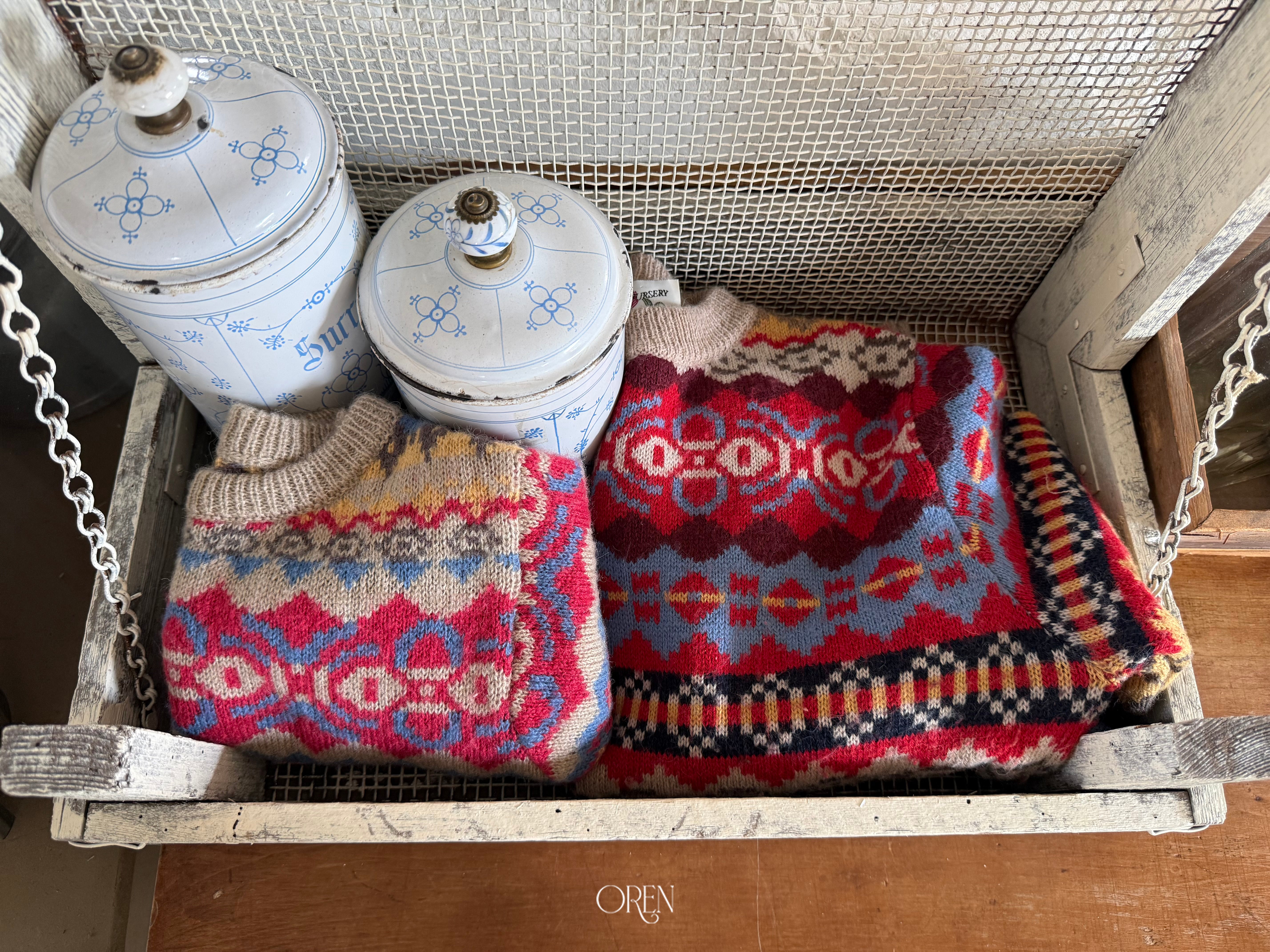 [OREN] Adeline multi wool knit