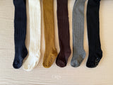 [OREN] Marron cable tights