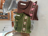 [OREN] Berte fleur knit vest