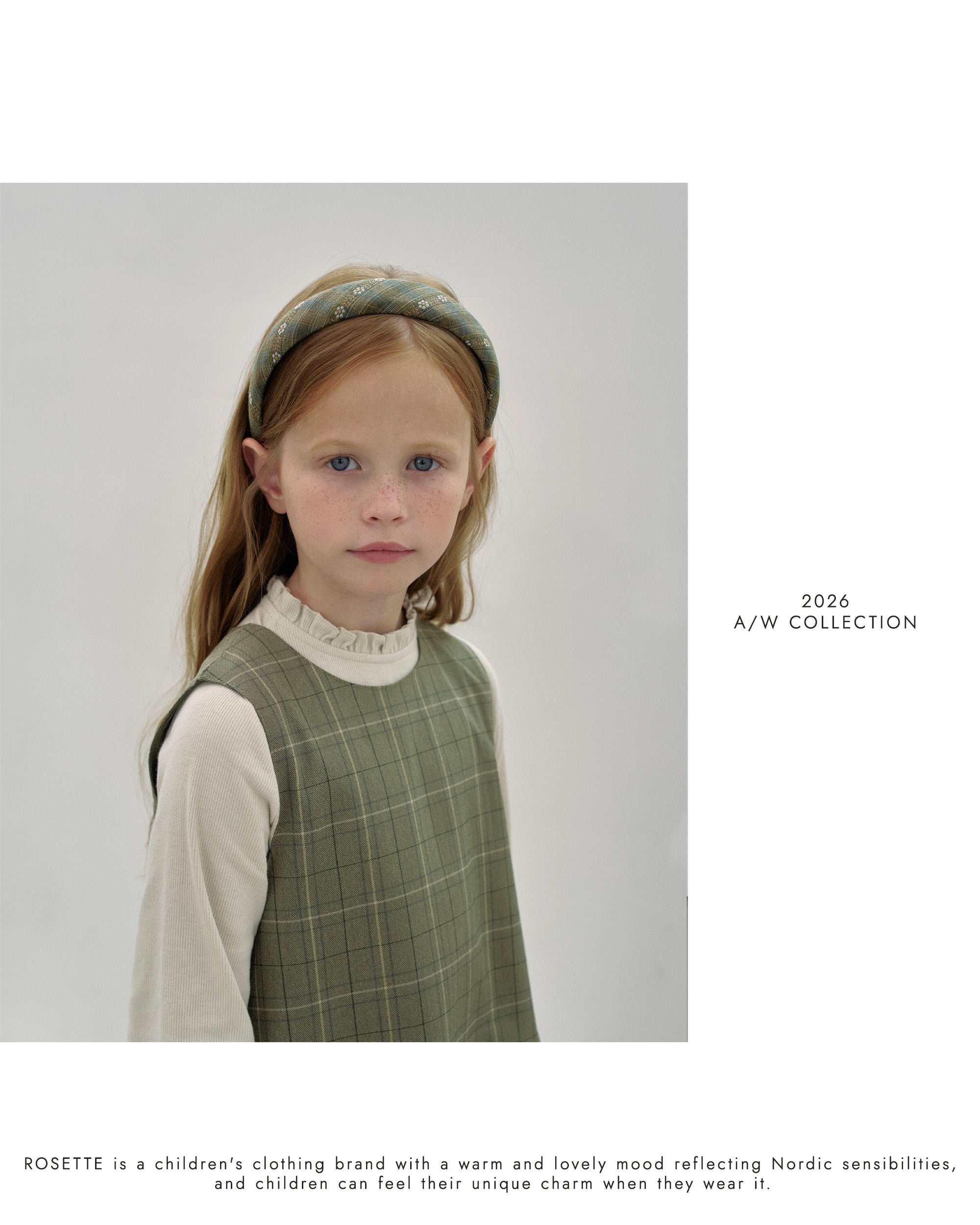 ［ROSETTE］Ivy check one-piece