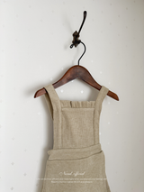 Vanilla salopette pants