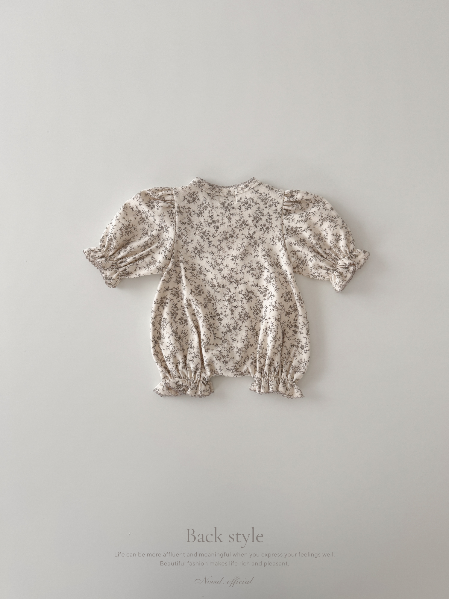 Flower glowly rompers
