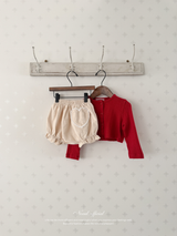 Heart corduroy frill bloomer