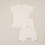 ［peekaboo］Ribbon newborn set (short sleeve)