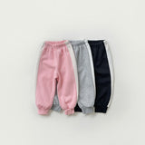 [whitesketchbook] Side line jogger pants