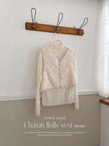 *Noeul.made* Chaton fluffy vest (mom)