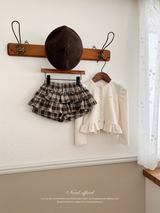 Puff frill cardigan