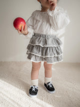 Berry lace cancan skirt