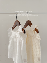Nerina frill blouse