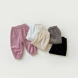 [whitesketchbook] Rib mink jogger pants