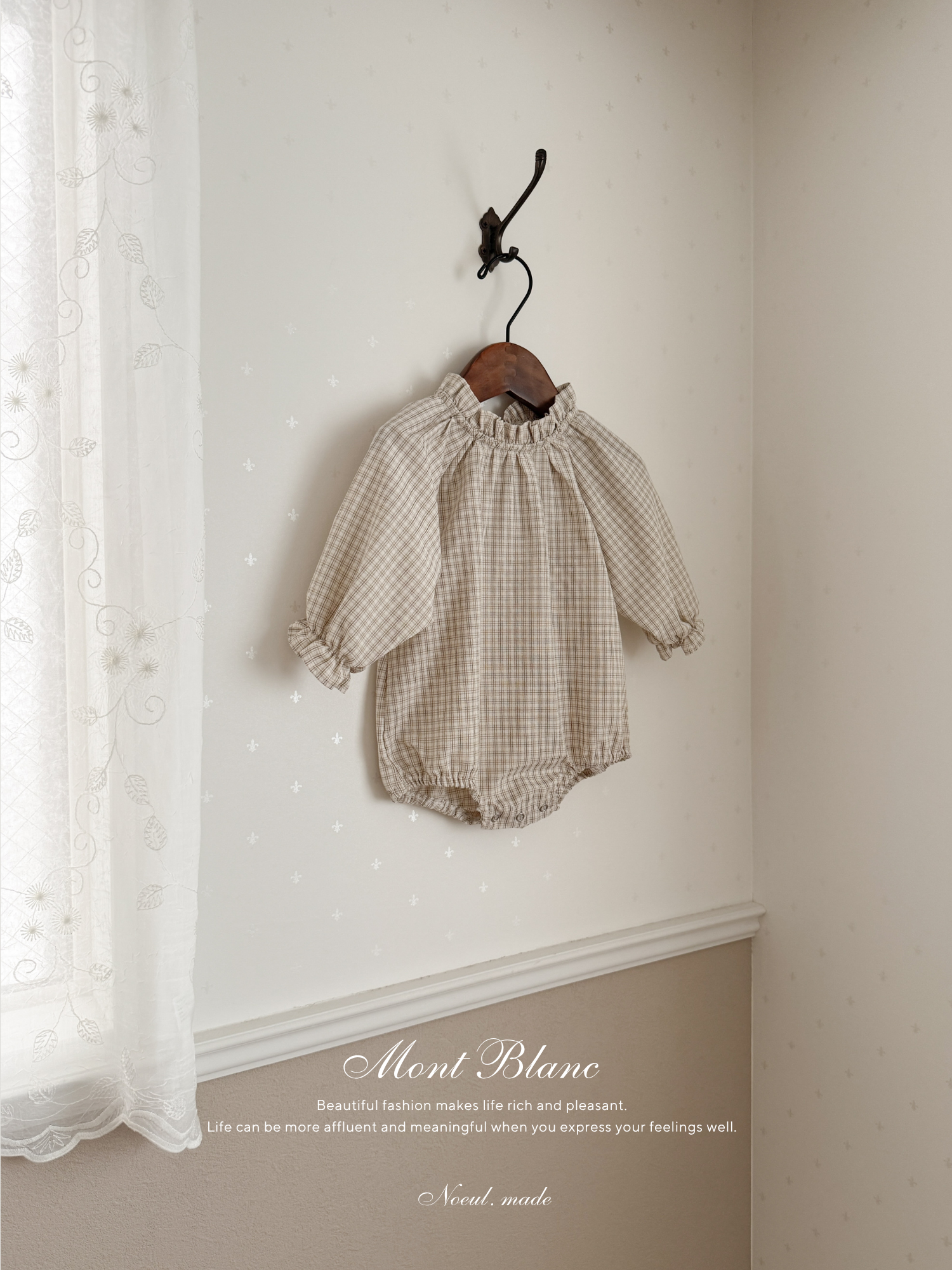 *Noeul.made* Mont Blanc rompers