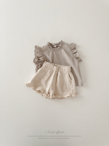 Summer frill pants