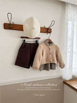 Corduroy span pants