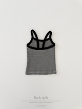 Stereo stripe camisole