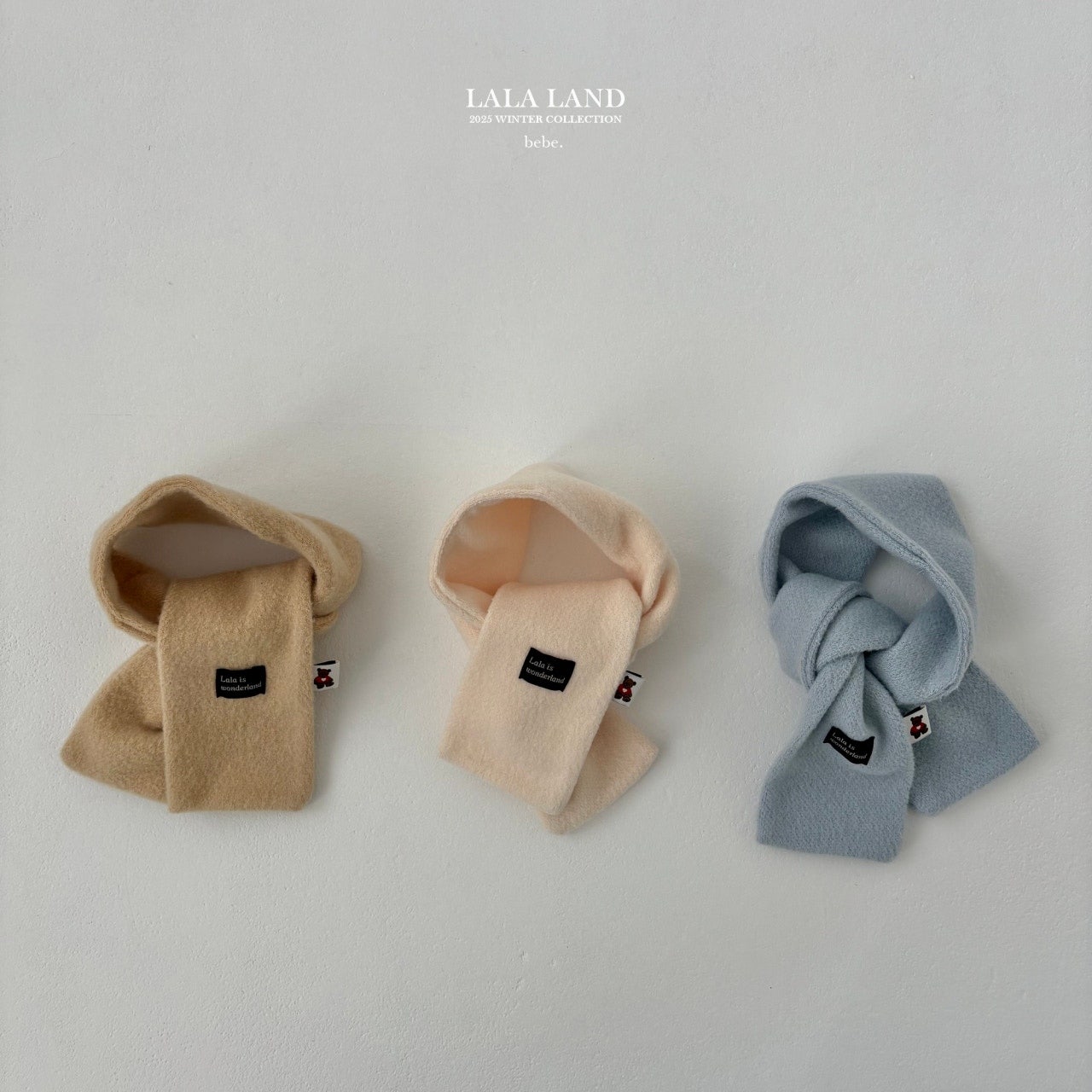 ［Lala land］Curly knit muffler (baby)