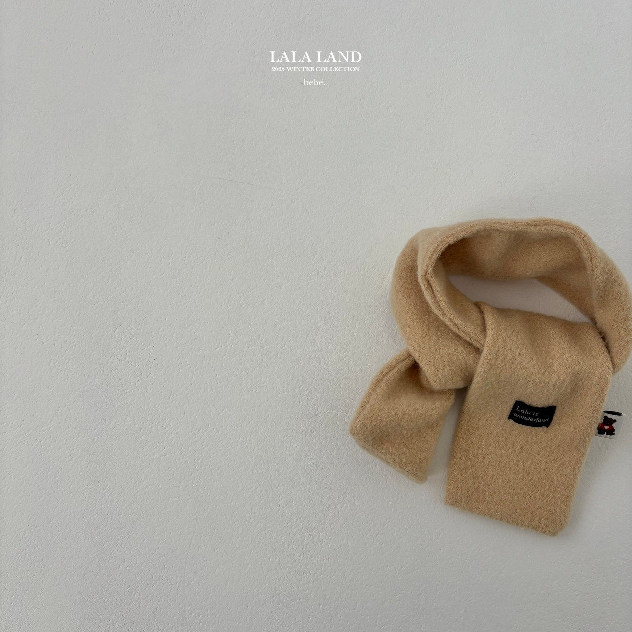 ［Lala land］Curly knit muffler (baby)