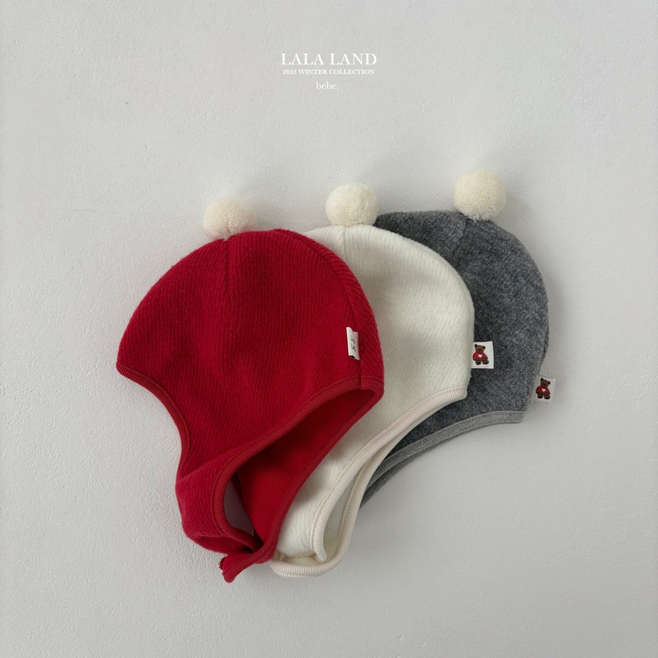 ［Lala land］Pompom bonnet (baby)