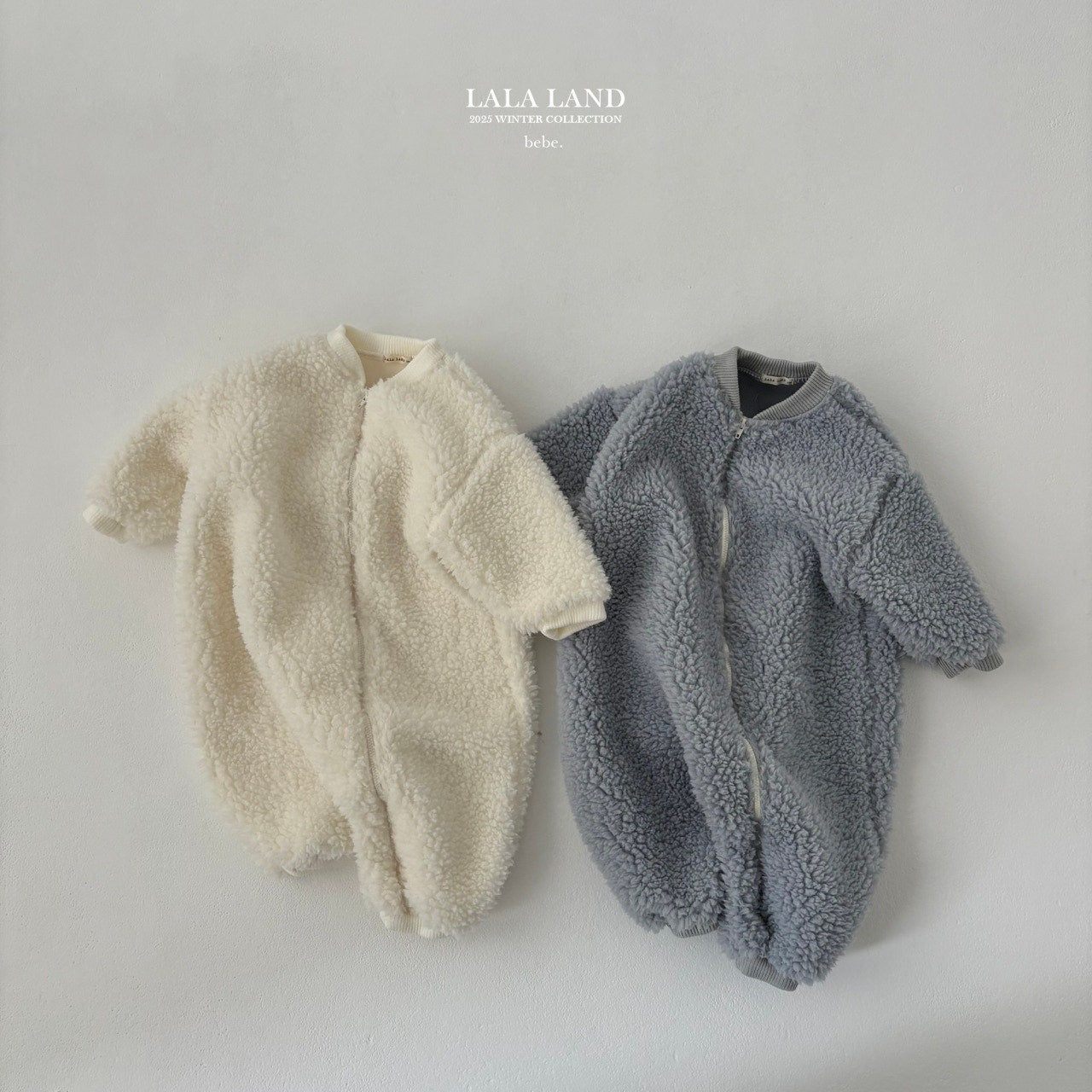 ［Lala land］Poodle zip suit (baby)