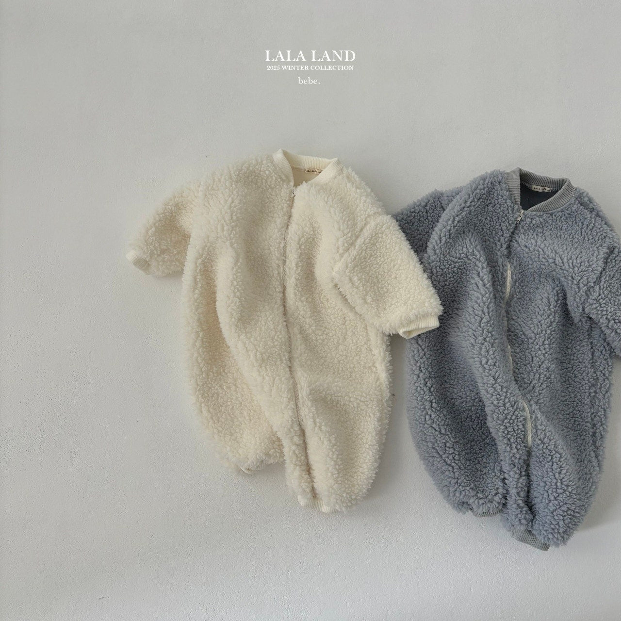 ［Lala land］Poodle zip suit (baby)