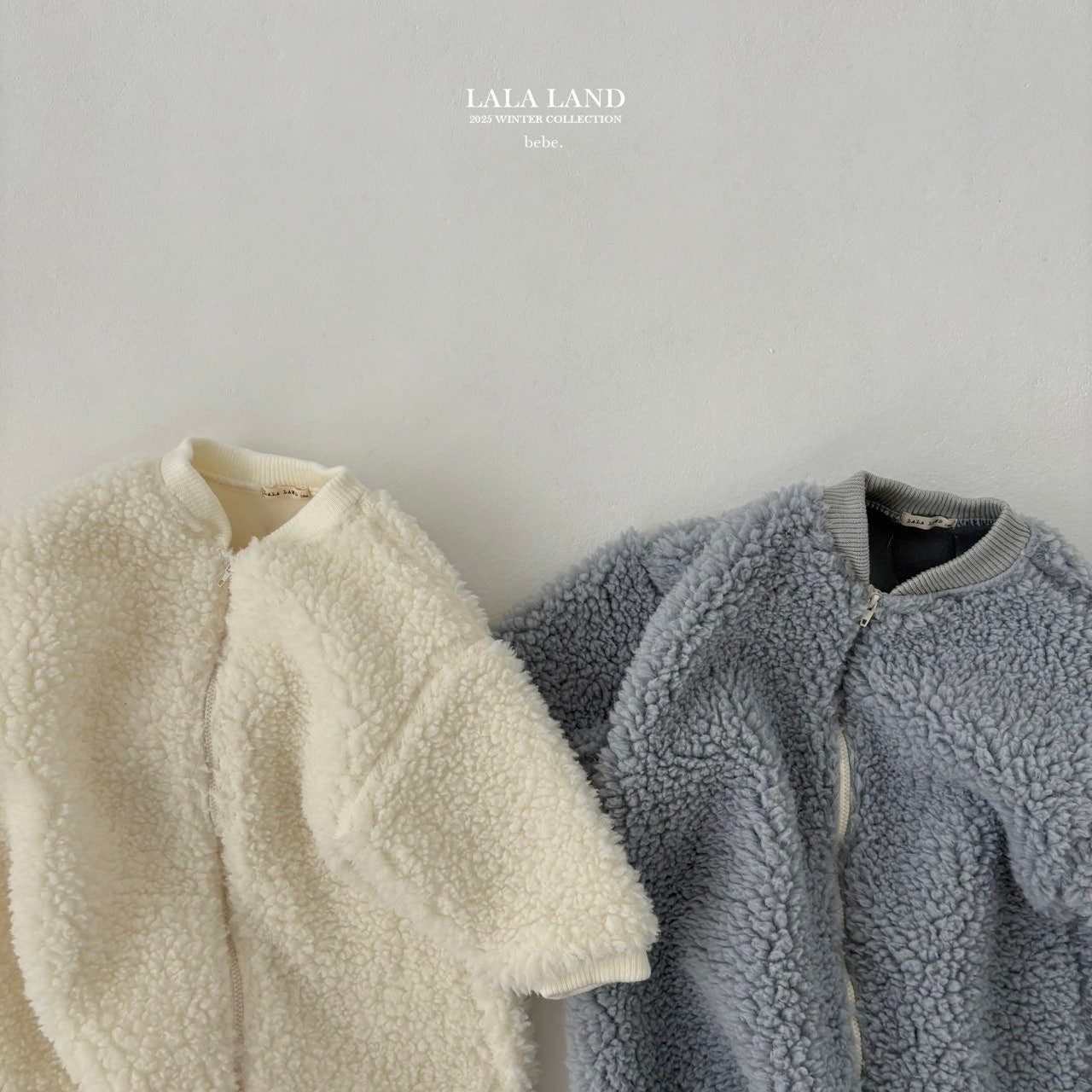 ［Lala land］Poodle zip suit (baby)