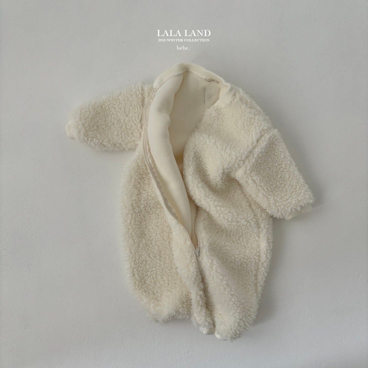 ［Lala land］Poodle zip suit (baby)