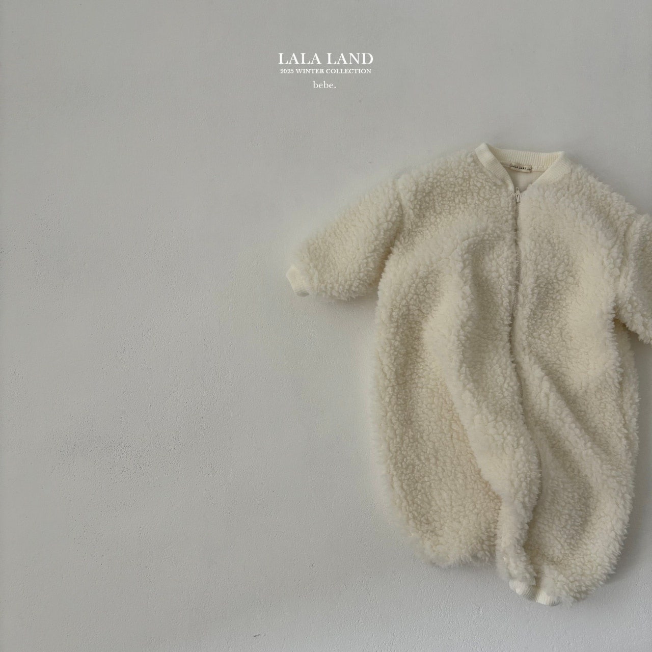 ［Lala land］Poodle zip suit (baby)