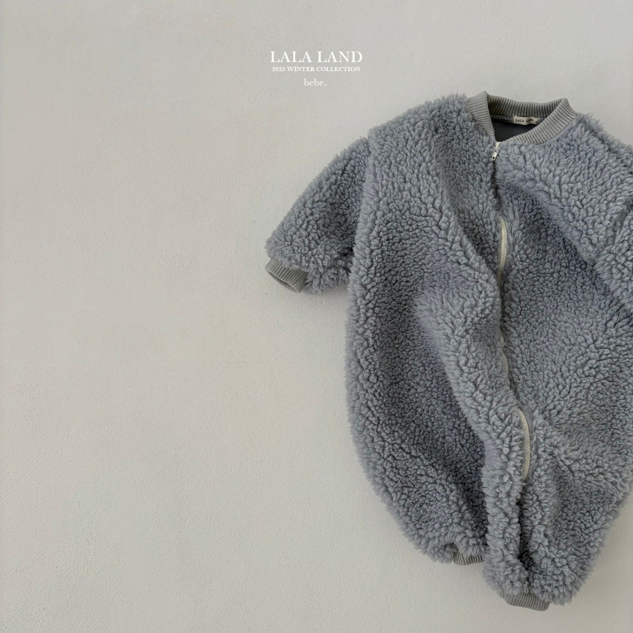 ［Lala land］Poodle zip suit (baby)