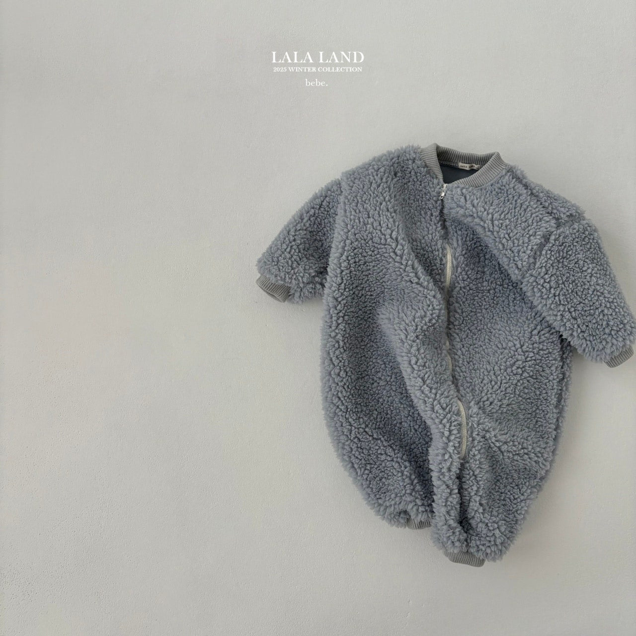 ［Lala land］Poodle zip suit (baby)