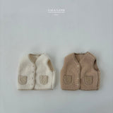 ［Lala land］Pocket boa vest (baby)