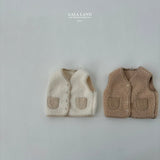 ［Lala land］Pocket boa vest (baby)