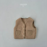 ［Lala land］Pocket boa vest (baby)